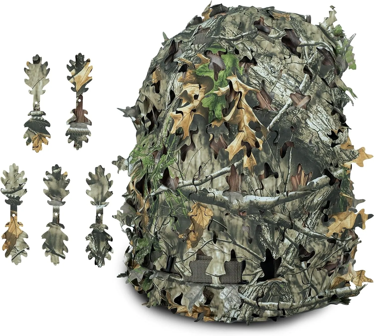 LOOGU Tactical Backpack Cover, Breathable Mesh Camo Camouflage Pack Cover Great for Tactical Military Gear Combat (Backpack Not Included)