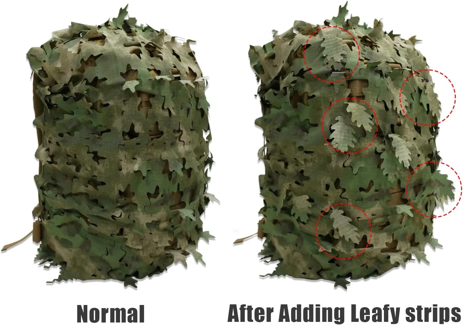 LOOGU Tactical Backpack Cover, Breathable Mesh Camo Camouflage Pack Cover Great for Tactical Military Gear Combat (Backpack Not Included)