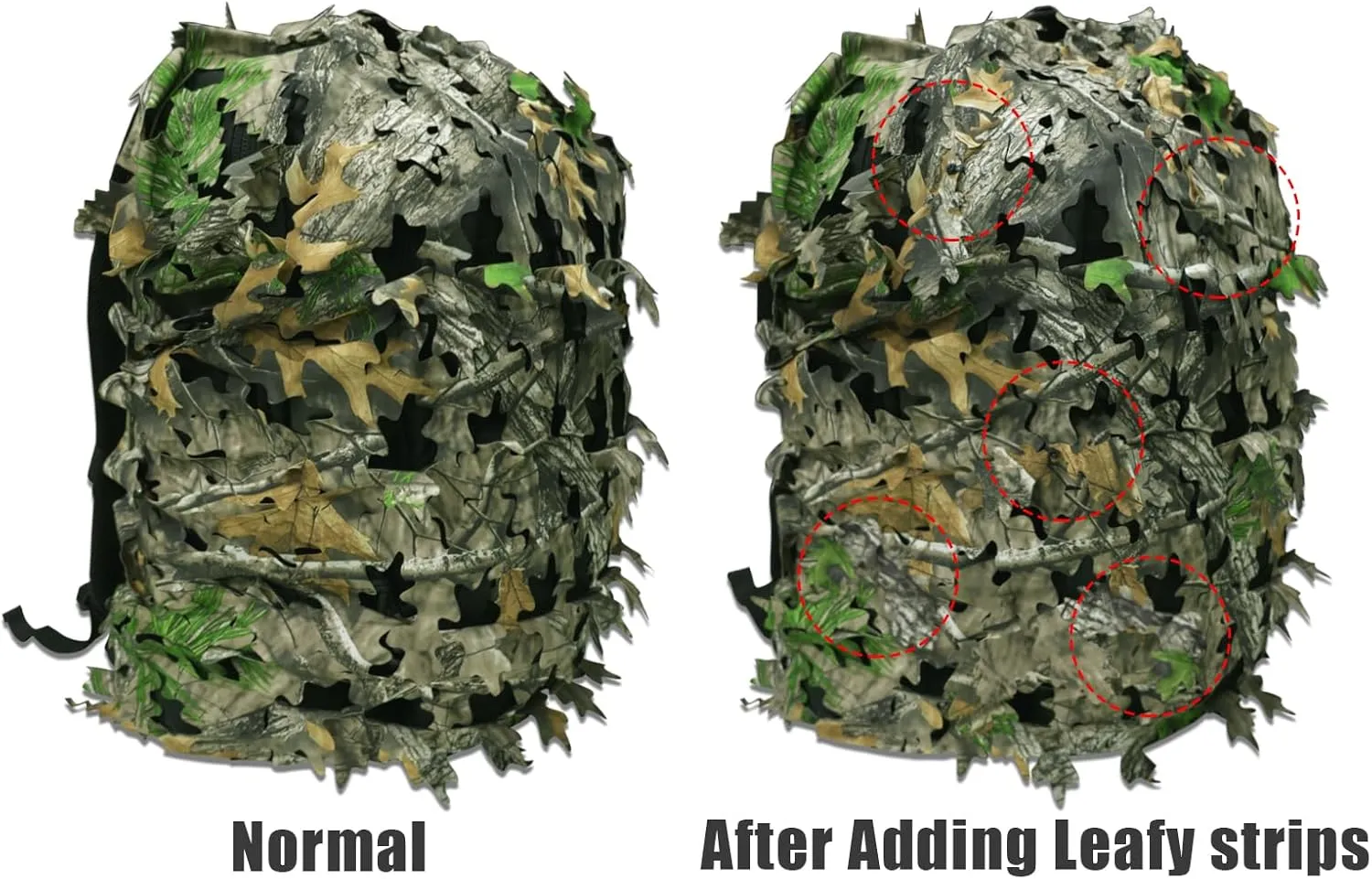 LOOGU Tactical Backpack Cover, Breathable Mesh Camo Camouflage Pack Cover Great for Tactical Military Gear Combat (Backpack Not Included)