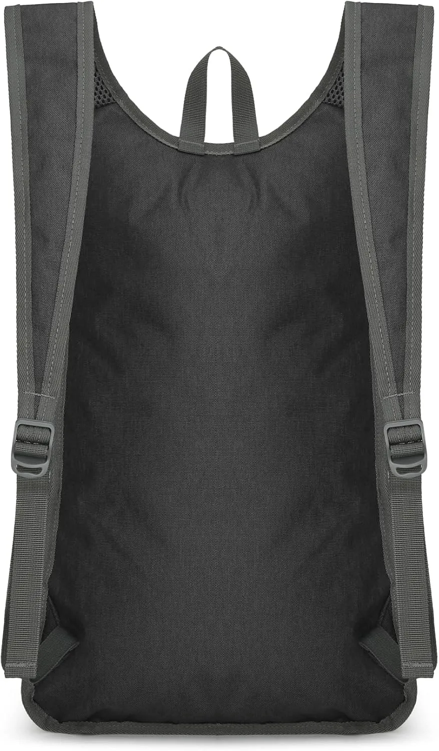 Loowoko Hiking Backpack, 20L Packable Backpacks for Travel Hiking Camping Daypack, Foldable Lightweight Shoulder Bag (Black)