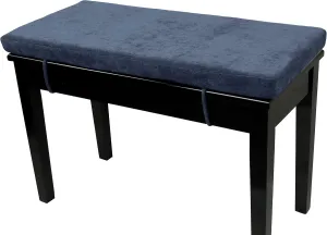 Loveboat Piano Bench Cushion, Washable Bench Pad for Shoe Storage, Window, Piano, Dining 34"x14"x2" Navy