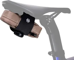 Lumiere & Co. Bike Seat Bag, Road Bike Bag, Small Bike Seat bags, Cycling Seat bag, Bike Under Seat Bag, Seat Bicycle bag, Bike Bag Under seat, Cycling Saddle Bag (Cream, Small)