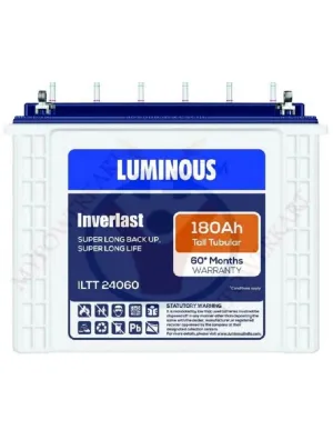 Luminous Inverter Battery ILTT 24060 180Ah Tubular