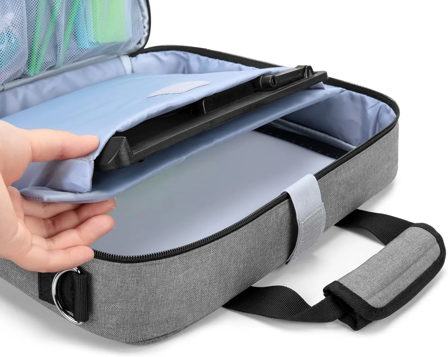 LUXJA Carrying Bag for A4 Light Pad and Diamond Painting Tools, Protective Case for Diamond Painting Light Box and Accessories (Fits for A4 Light Pad), Gray (Bag Only)