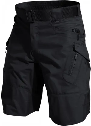 LYRXXX Men's Cargo Shorts for Hiking Outdoor Travel Lightweight Quick-Drying Waterproof Tactical Shorts with Multiple Pockets