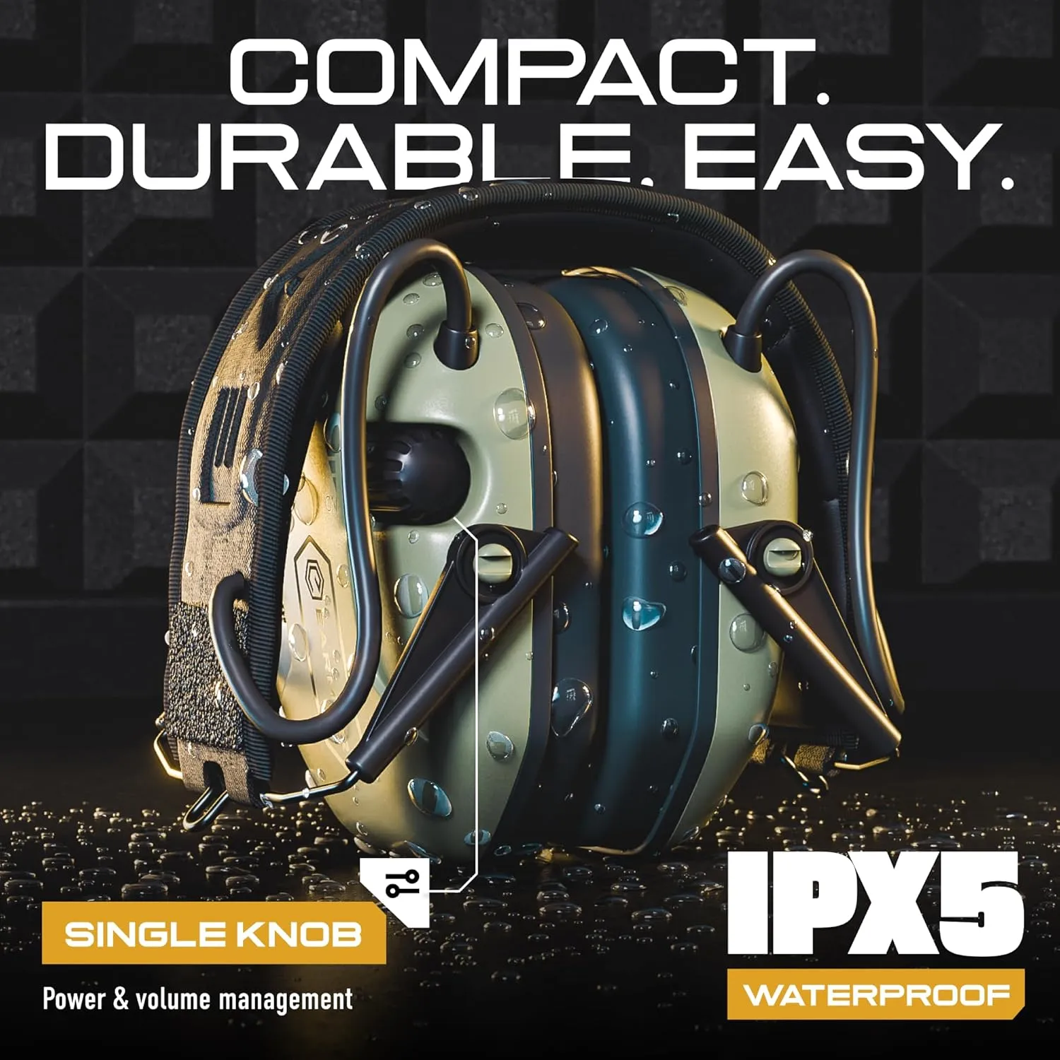 M300T & M300A Electronic Hearing Protection - Shooting Earmuffs Noise Reduction