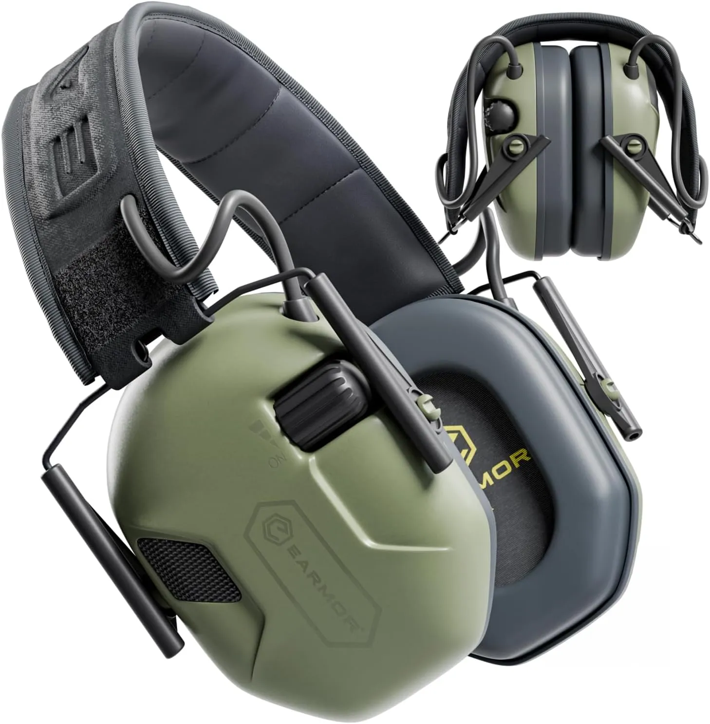 M300T Electronic Hearing Protection with Bluetooth Shooting Earmuffs Noise Reduction