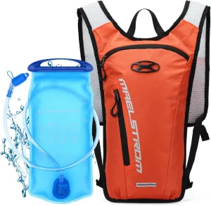 Maelstrom Running Hydration Vest,Hiking Backpack with 2L Water Bladder for Cycling Rave for Men Women