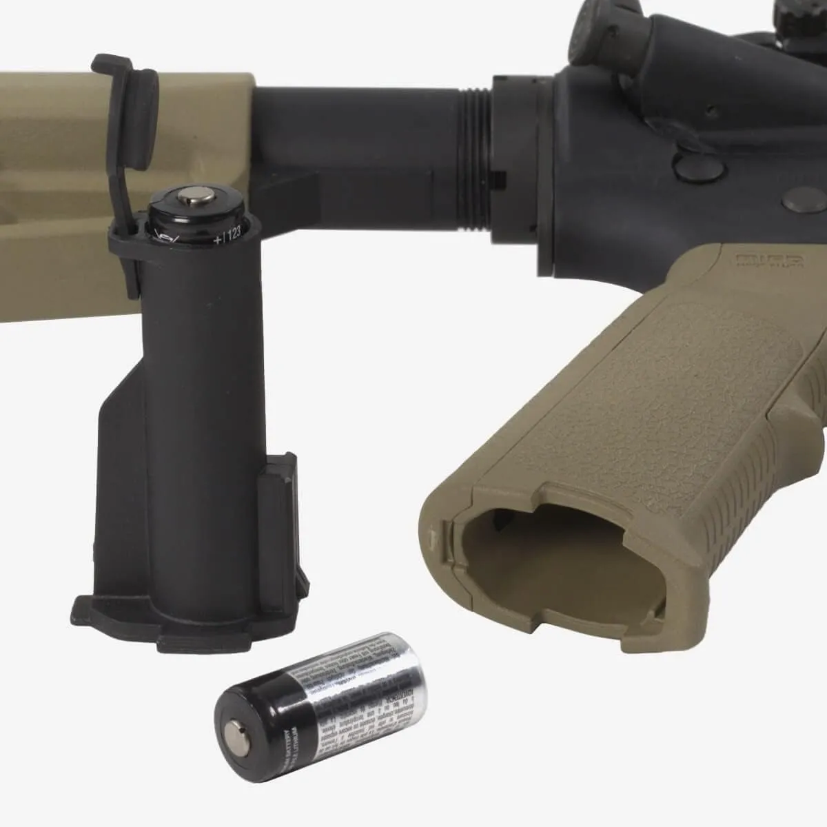 Magpul MIAD/MOE Battery Storage Grip Core, Holds