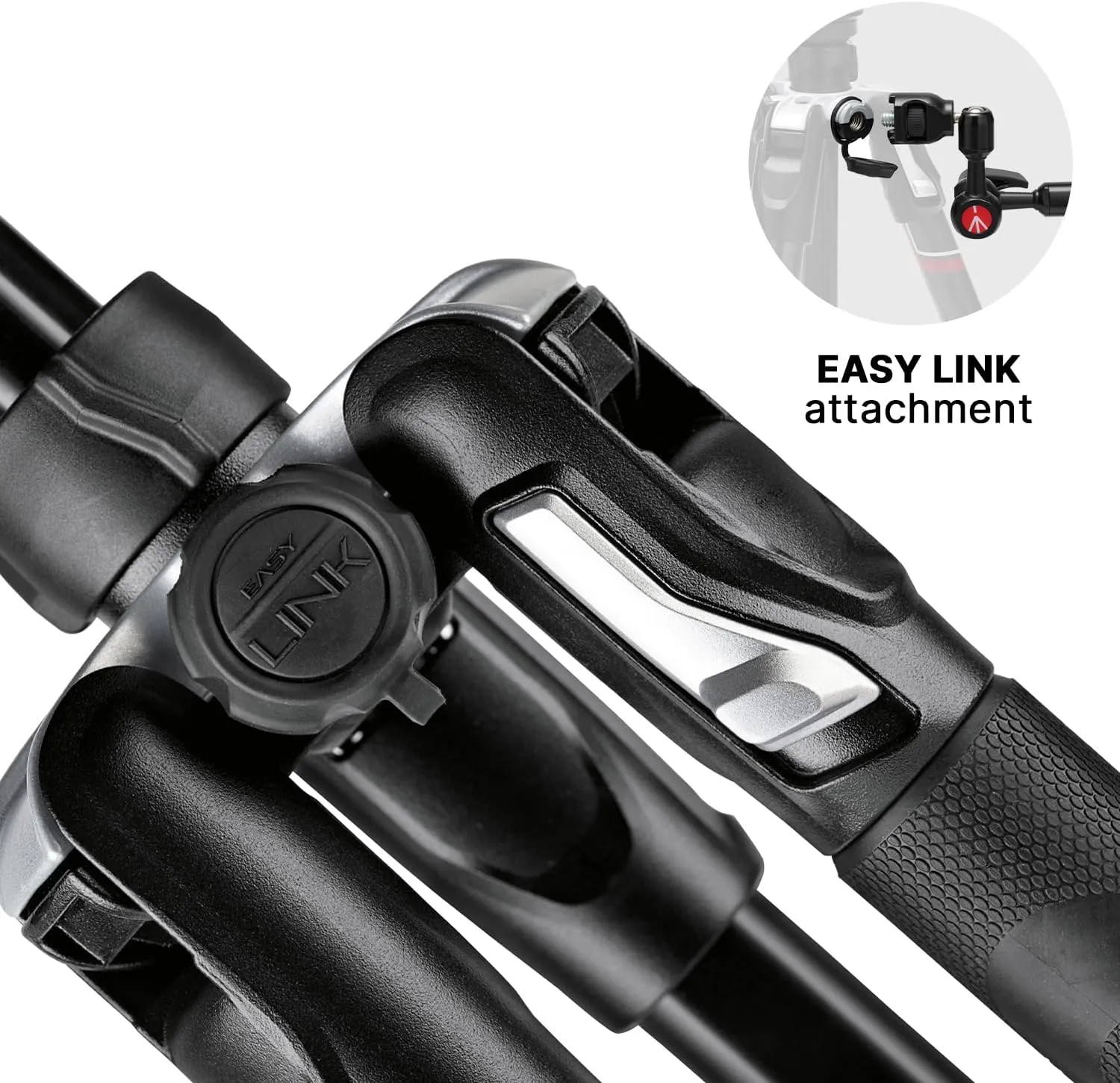 Manfrotto Befree Advanced 4-Section Carbon Fiber Travel Tripod with 494 Center Ball Head, Black
