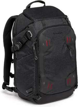Manfrotto PRO Light Multiloader M, Professional Photographic Backpack for Cameras, 4 Access Points, Multiple Tripod Attachments, 3 Modes of Use, Interchangeable Dividers, Black