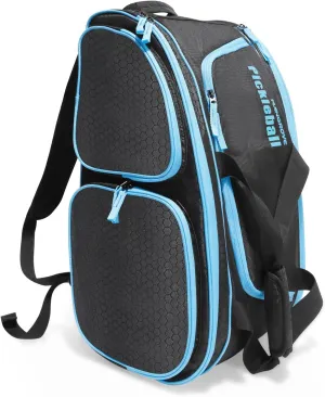 Mangrove Pickleball Backpack, 2024 Pickleball Bag Fits 4  Paddles & Pickle Ball Accessories, Large Paddle Bag with Fence Hook, Extra Pockets, Ventilated Shoes Storage (Blue)