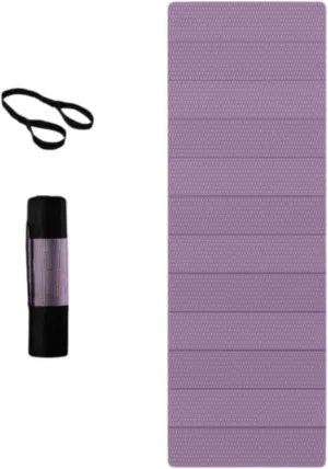 Mat Camping Mat Folding with Carry Bag Camping Sleeping Pad Exercise Pad for Training Hiking Backpacking Indoor
