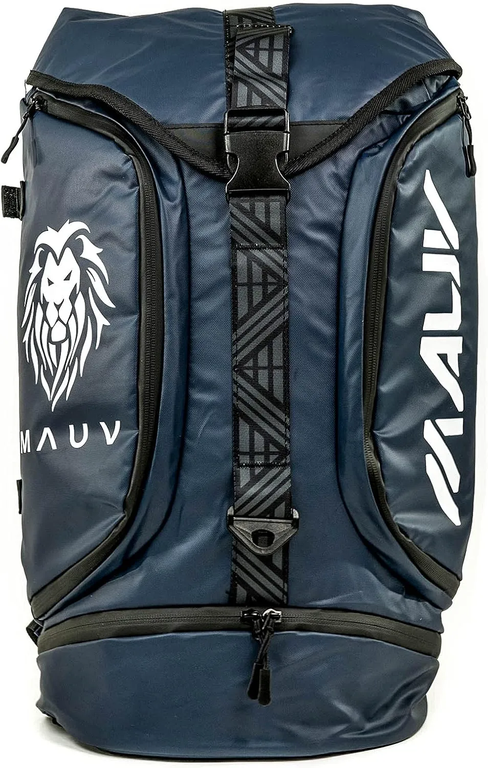 MAUV Premium Lacrosse Bag - Lacrosse Backpack - Holds Most Lacrosse or Field Hockey Equipment with Two Stick Holders and Separate Cleats Compartment - Black - Navy - Army Green - Arctic White