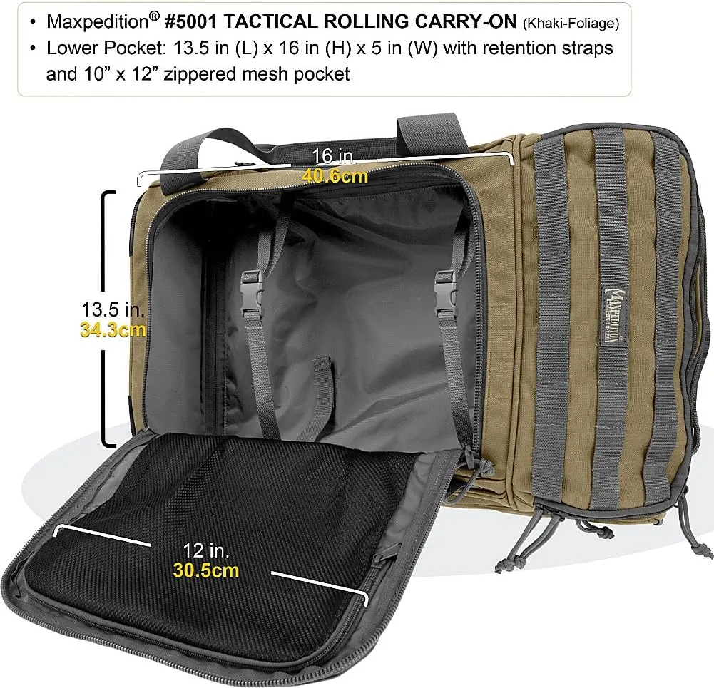 MAXPEDITION Gear Tactical Rolling Carry-On