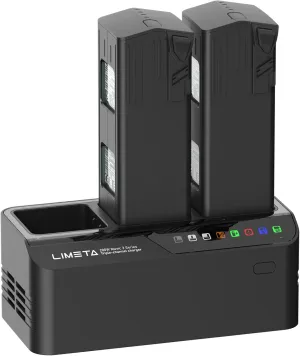 MC336 Mavic 3 Pro and Other Series -200W Intelligent DJI Battery Charger Three-Channel Parallel Fast USB Charging Hub for DJI RC Pro Plus/RC Pro/Classic Remote Controller
