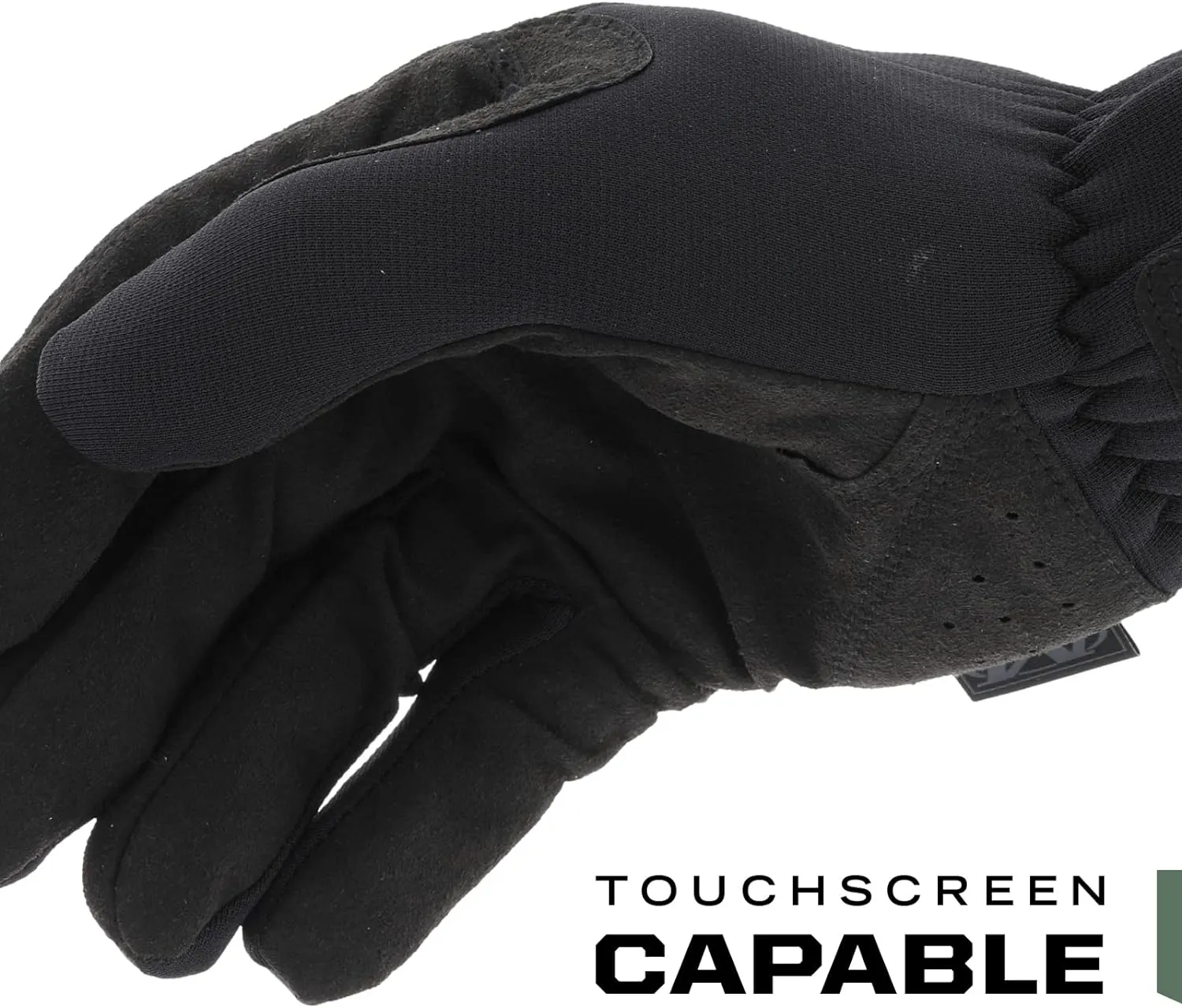 Mechanix Wear: FastFit Tactical Gloves with Elastic Cuff for Secure Fit, Work Gloves with Flexible Grip for Multi-Purpose Use, Durable Touchscreen Capable Safety Gloves for Men (Black, Large)