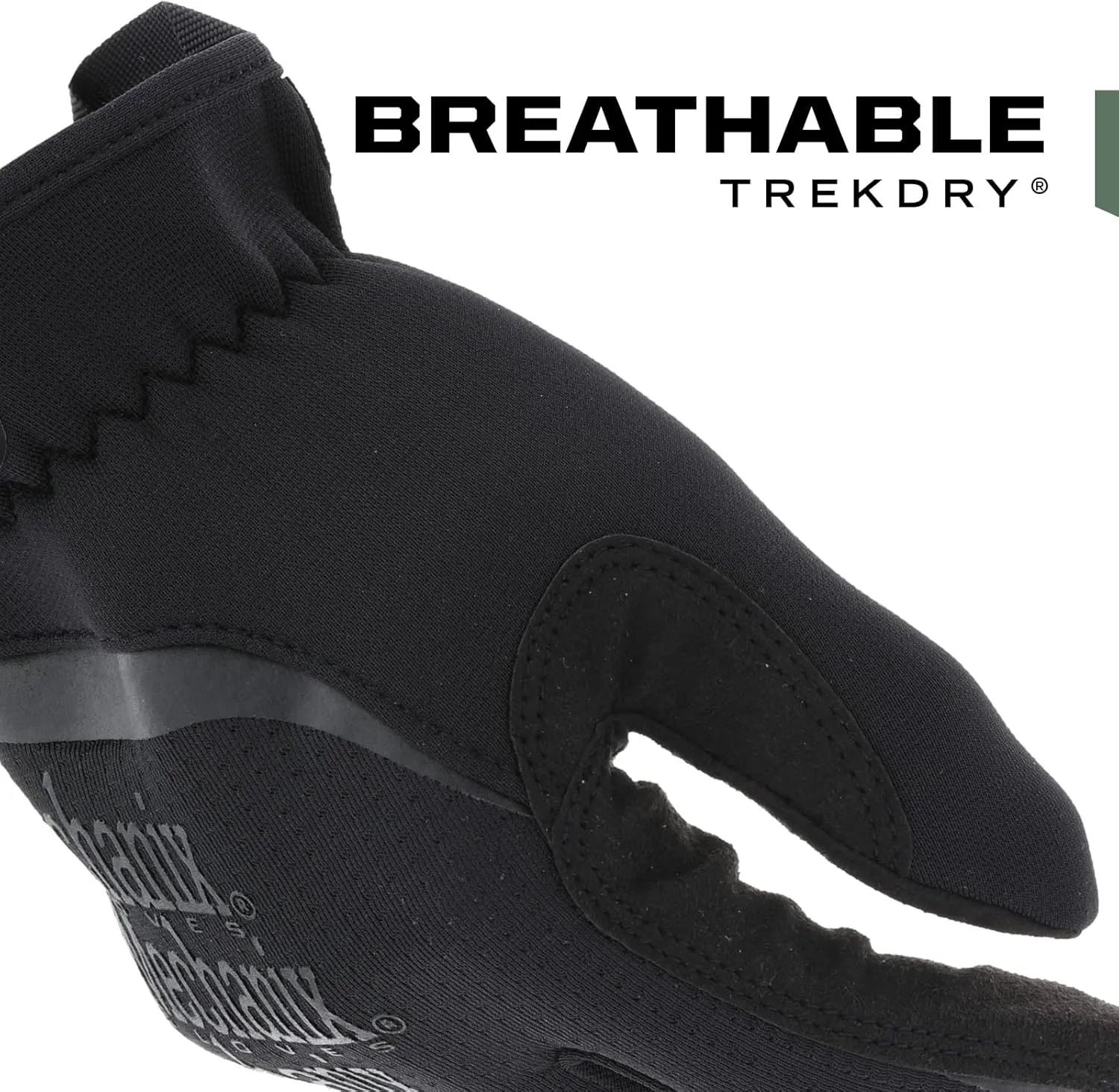 Mechanix Wear: FastFit Tactical Gloves with Elastic Cuff for Secure Fit, Work Gloves with Flexible Grip for Multi-Purpose Use, Durable Touchscreen Capable Safety Gloves for Men (Black, Large)
