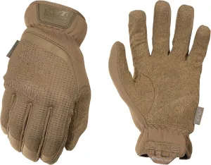 Mechanix Wear: FastFit Tactical Gloves with Elastic Cuff for Secure Fit, Work Gloves with Flexible Grip for Multi-Purpose Use, Durable Touchscreen Capable Safety Gloves for Men (Brown, Large)