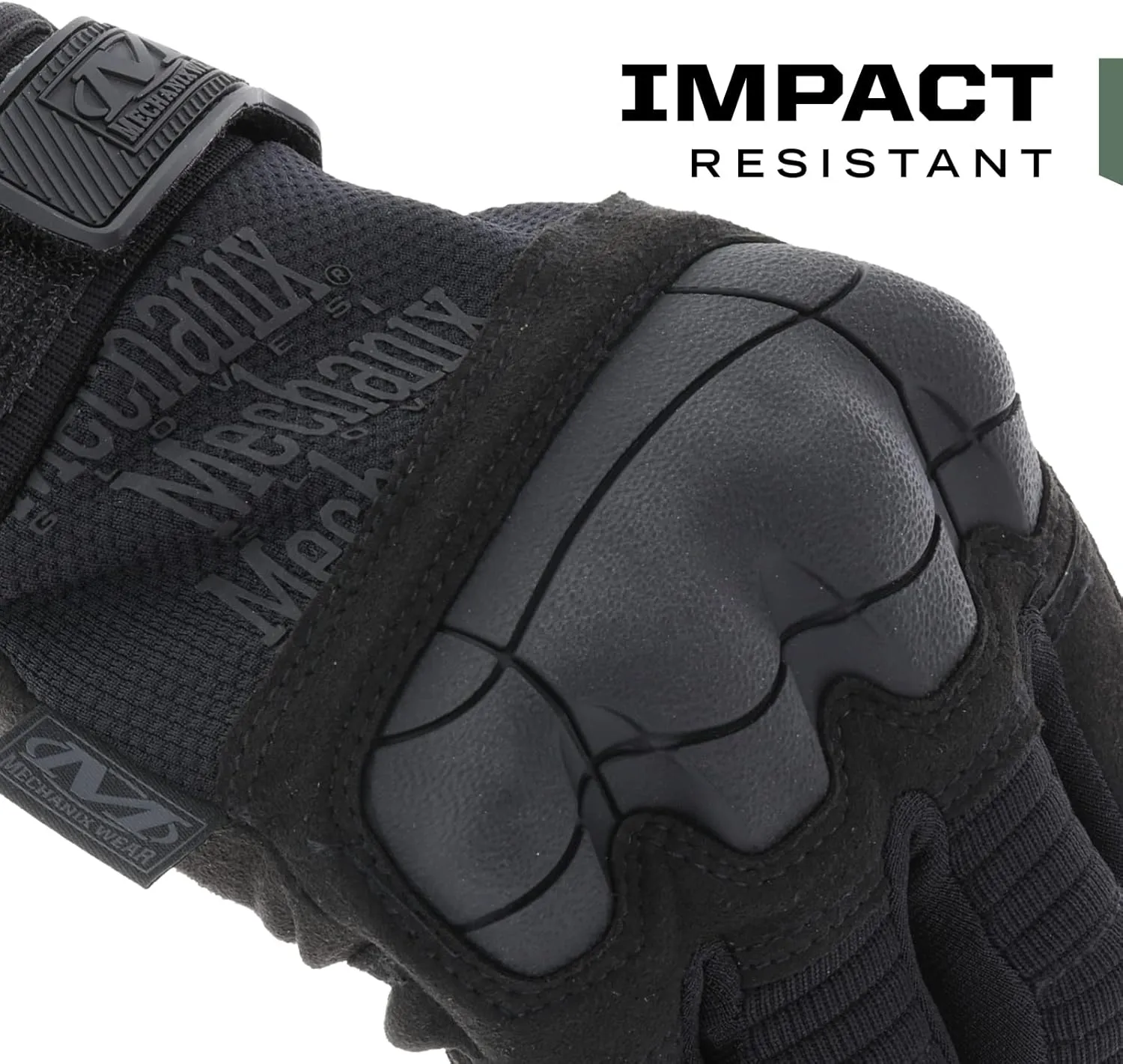 Mechanix Wear: M-Pact 3 Tactical Work Gloves, Touchscreen Capability, Synthetic Leather Gloves, Finger Reinforcement and Impact Protection, Work Gloves for Men (Black, Medium)