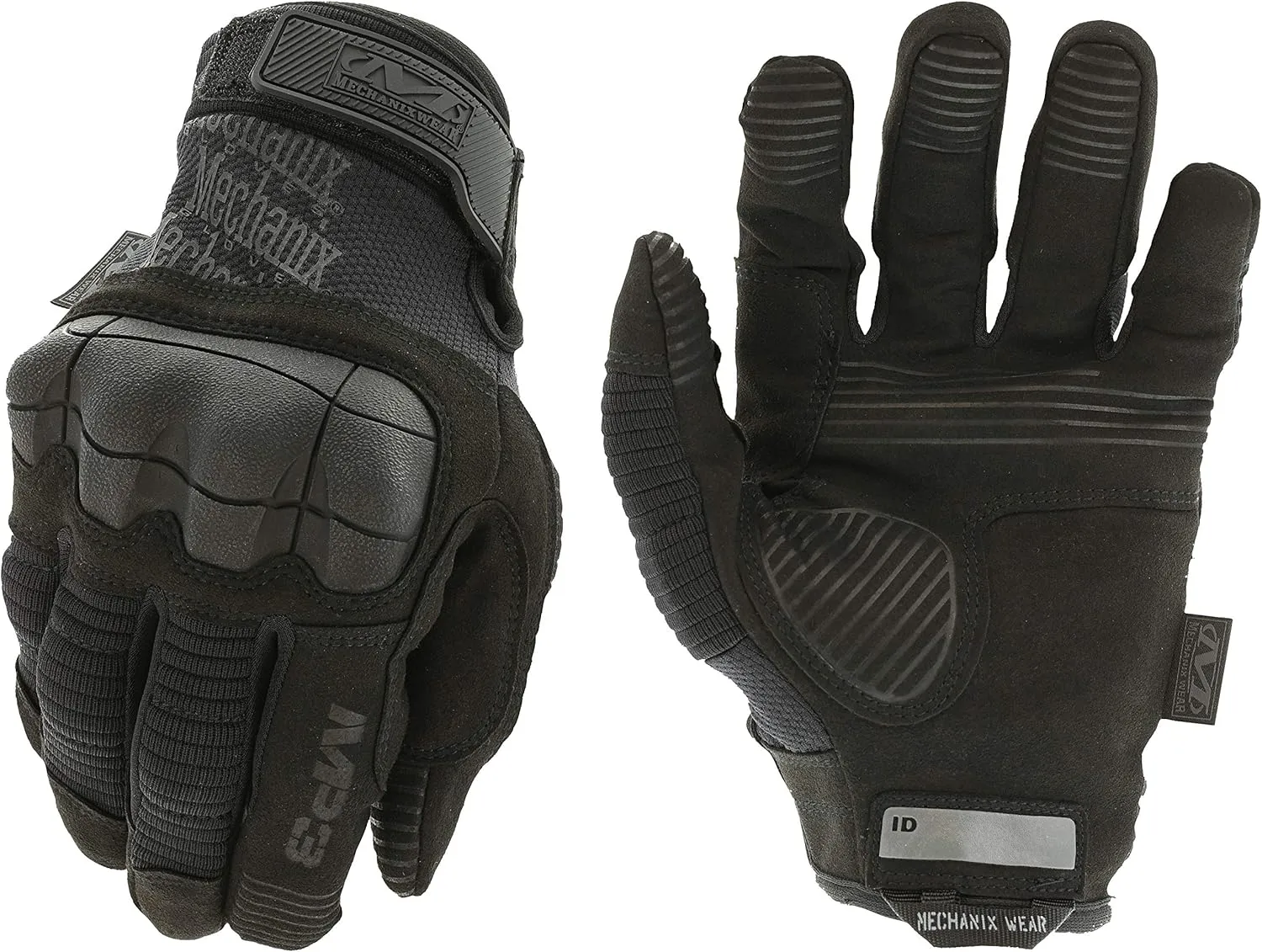 Mechanix Wear: M-Pact 3 Tactical Work Gloves, Touchscreen Capability, Synthetic Leather Gloves, Finger Reinforcement and Impact Protection, Work Gloves for Men (Black, Medium)