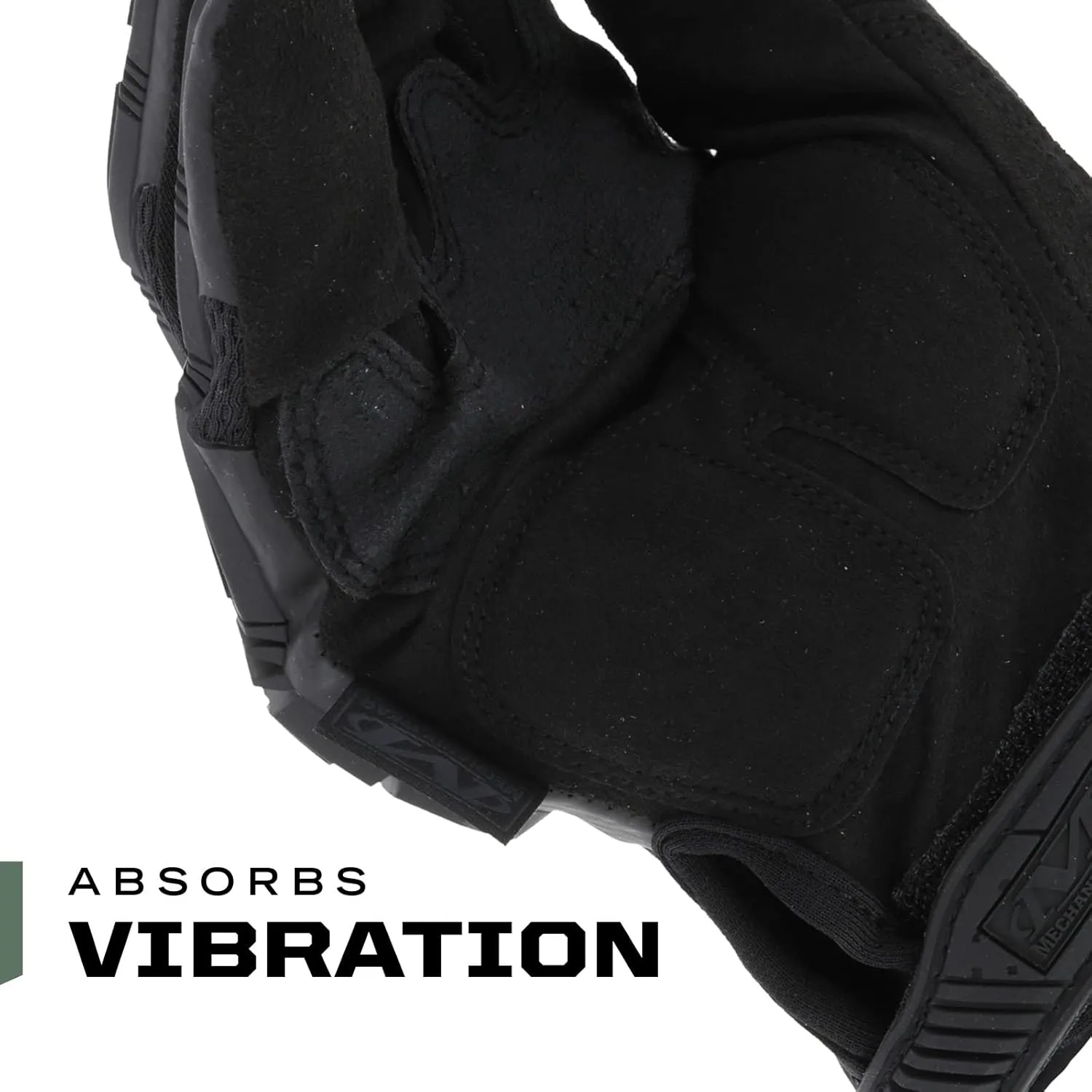 Mechanix Wear: M-Pact Covert Tactical Gloves with Secure Fit, Touchscreen Capable Safety Gloves for Men, Work Gloves with Impact Protection and Vibration Absorption (Black, Large)