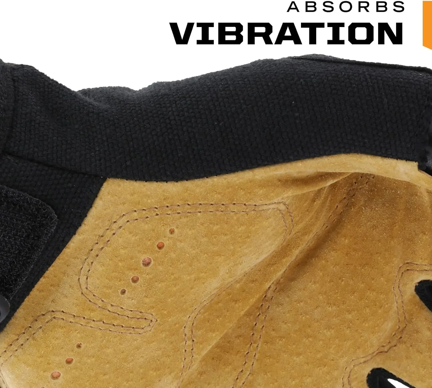 Mechanix Wear: M-Pact Durahide Leather Framer Work Gloves, Fingerless Design, Work Gloves with Impact Protection and Vibration Absorption, Safety Gloves for Men (Brown, XX-Large)