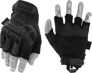 Mechanix Wear: M-Pact Fingerless Tactical Work Gloves, Impact Protection and Vibration Absorption, Tactical Gloves for Airsoft, Paintball, and Utility Use, Gloves for Men (Brown, X-Large)