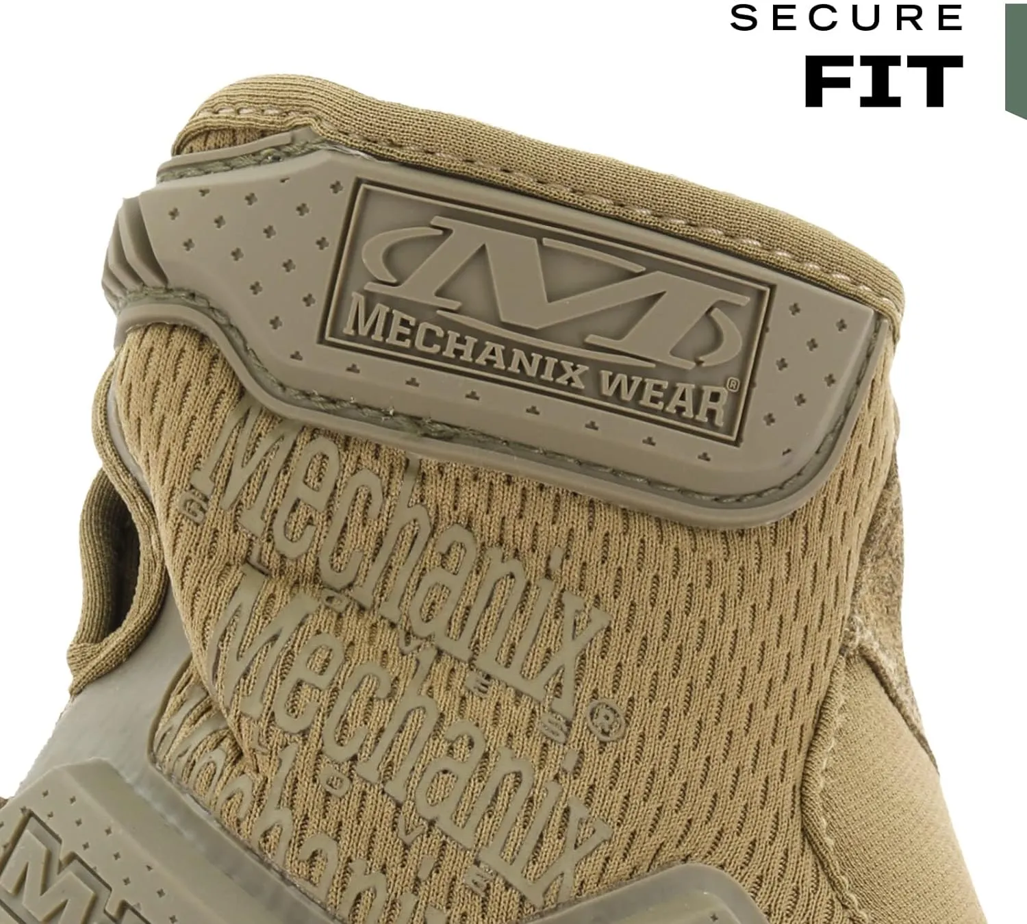 Mechanix Wear: M-Pact Tactical Gloves with Secure Fit, Touchscreen Capable Safety Gloves for Men, Work Gloves with Impact Protection and Vibration Absorption (Brown, Medium)