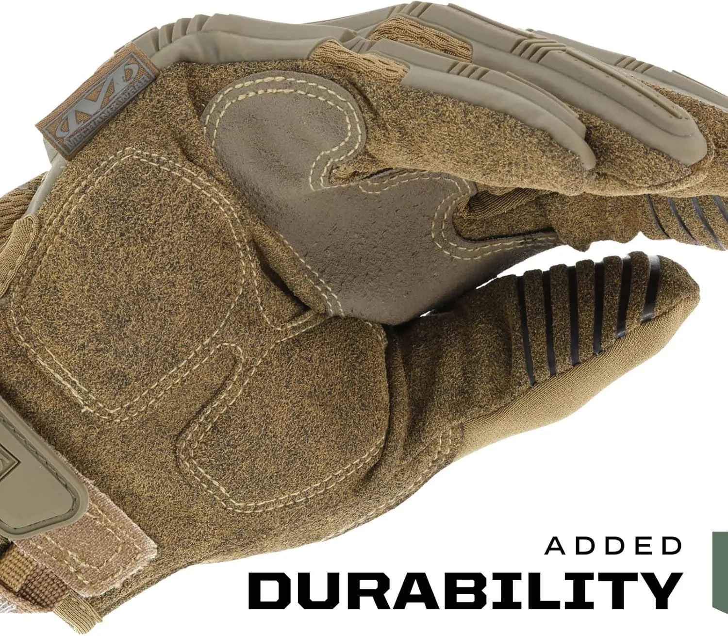 Mechanix Wear: M-Pact Tactical Gloves with Secure Fit, Touchscreen Capable Safety Gloves for Men, Work Gloves with Impact Protection and Vibration Absorption (Brown, Medium)