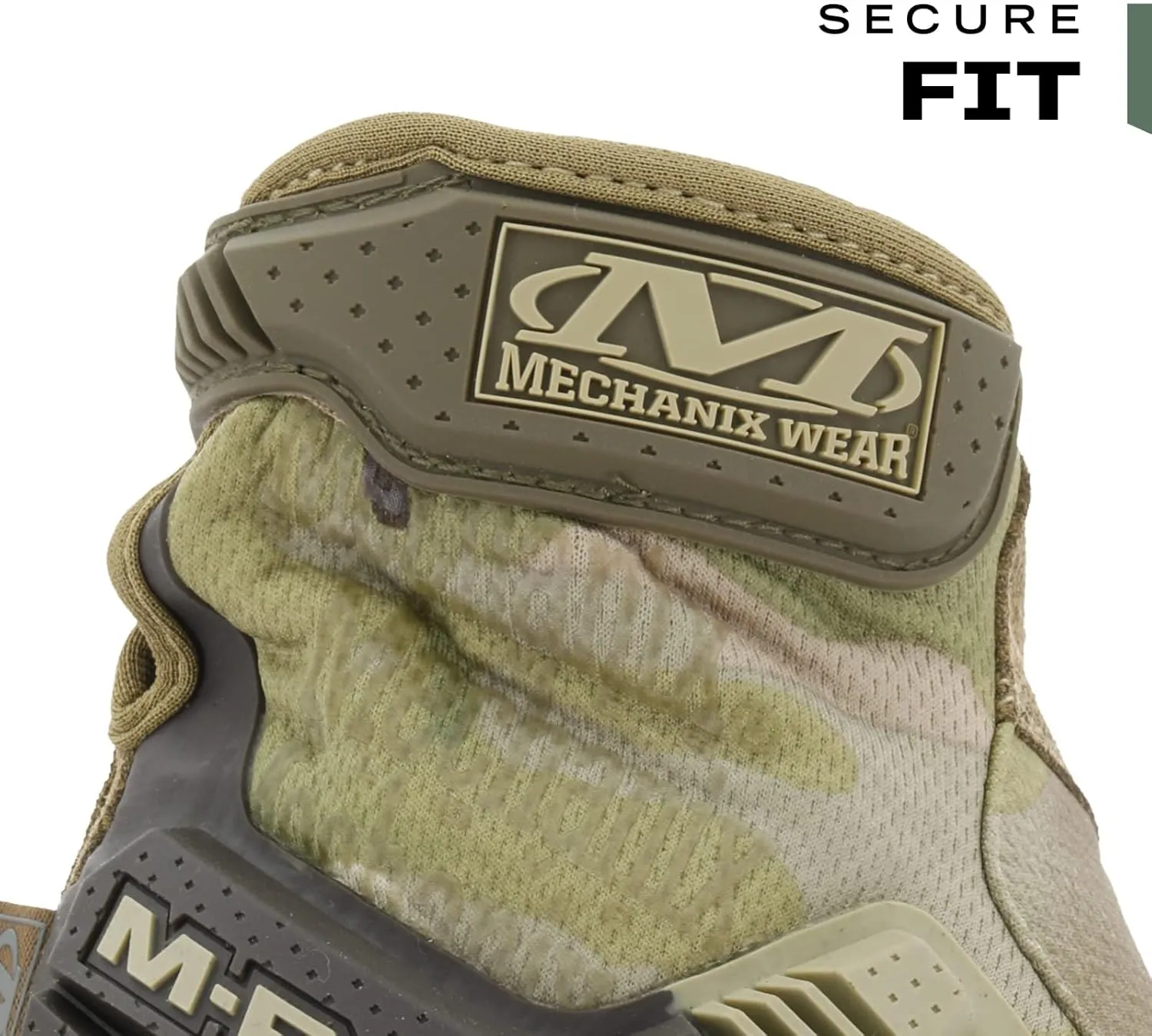 Mechanix Wear: M-Pact Tactical Gloves with Secure Fit, Touchscreen Capable Safety Gloves for Men, Work Gloves with Impact Protection and Vibration Absorption (Camouflage - MultiCam, Large)