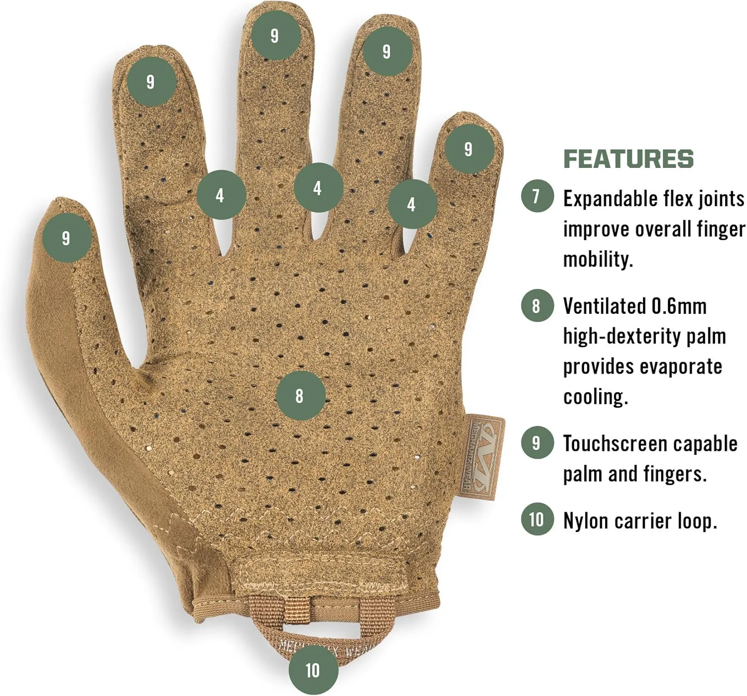 Mechanix Wear Specialty Vent Covert Glove Coyote Large