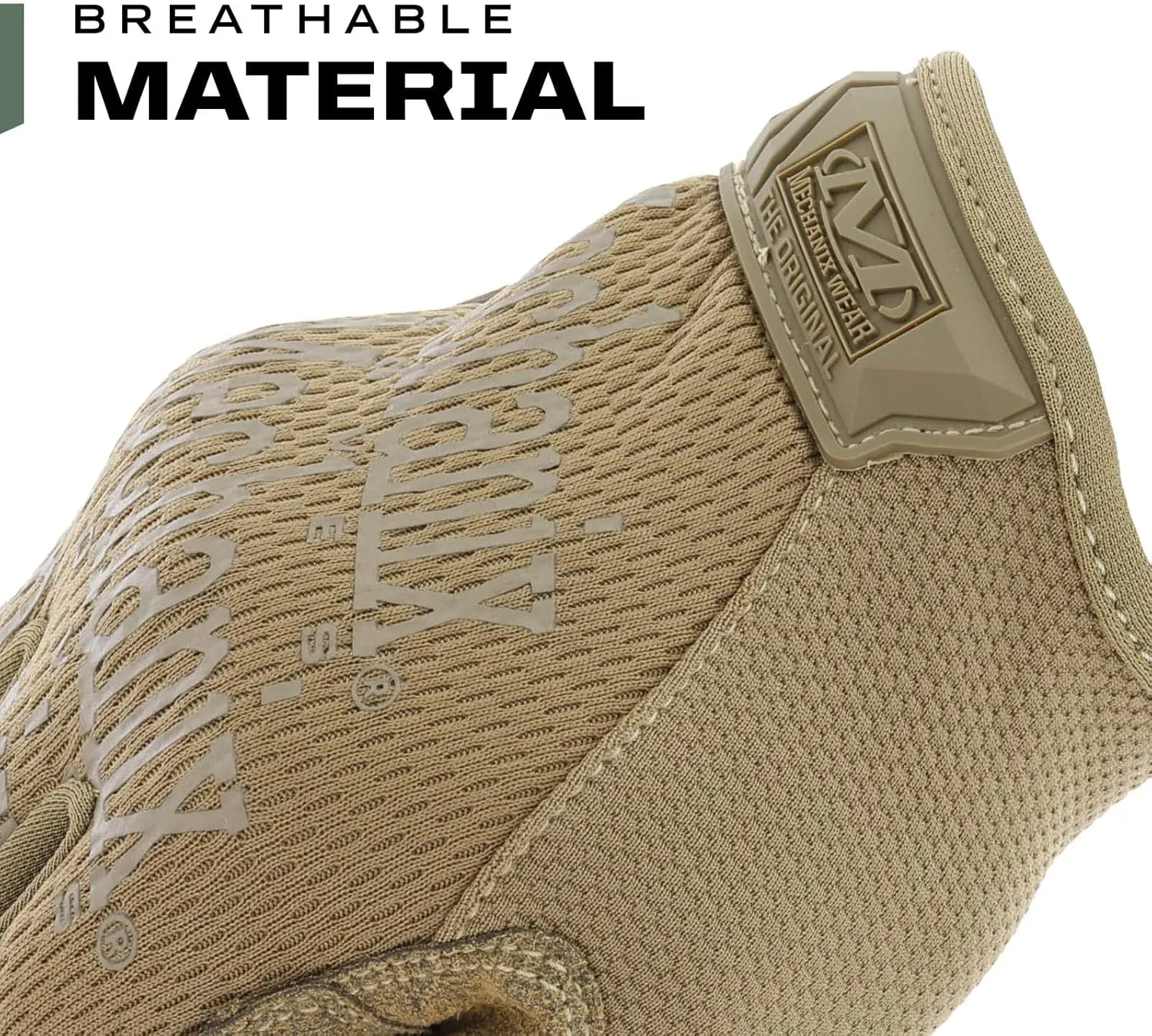 Mechanix Wear: The Original Tactical Work Gloves with Secure Fit, Flexible Grip for Multi-Purpose Use, Durable Touchscreen Safety Gloves for Men (Brown, Large)