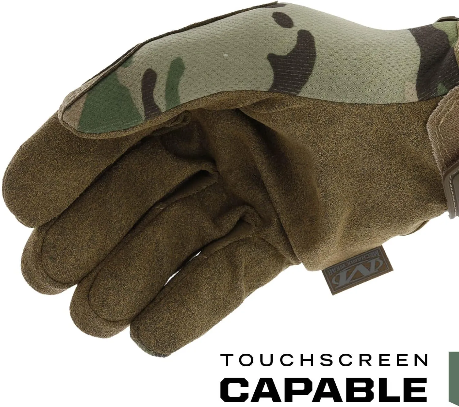 Mechanix Wear: The Original Tactical Work Gloves with Secure Fit, Flexible Grip for Multi-Purpose Use, Durable Touchscreen Safety Gloves for Men (Camouflage - MultiCam, Large)