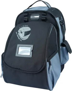MELOTOUGH Backpack, Welding Bag for Tools and Helmet, Extreme Gear Pack, Large Capacity, Grey