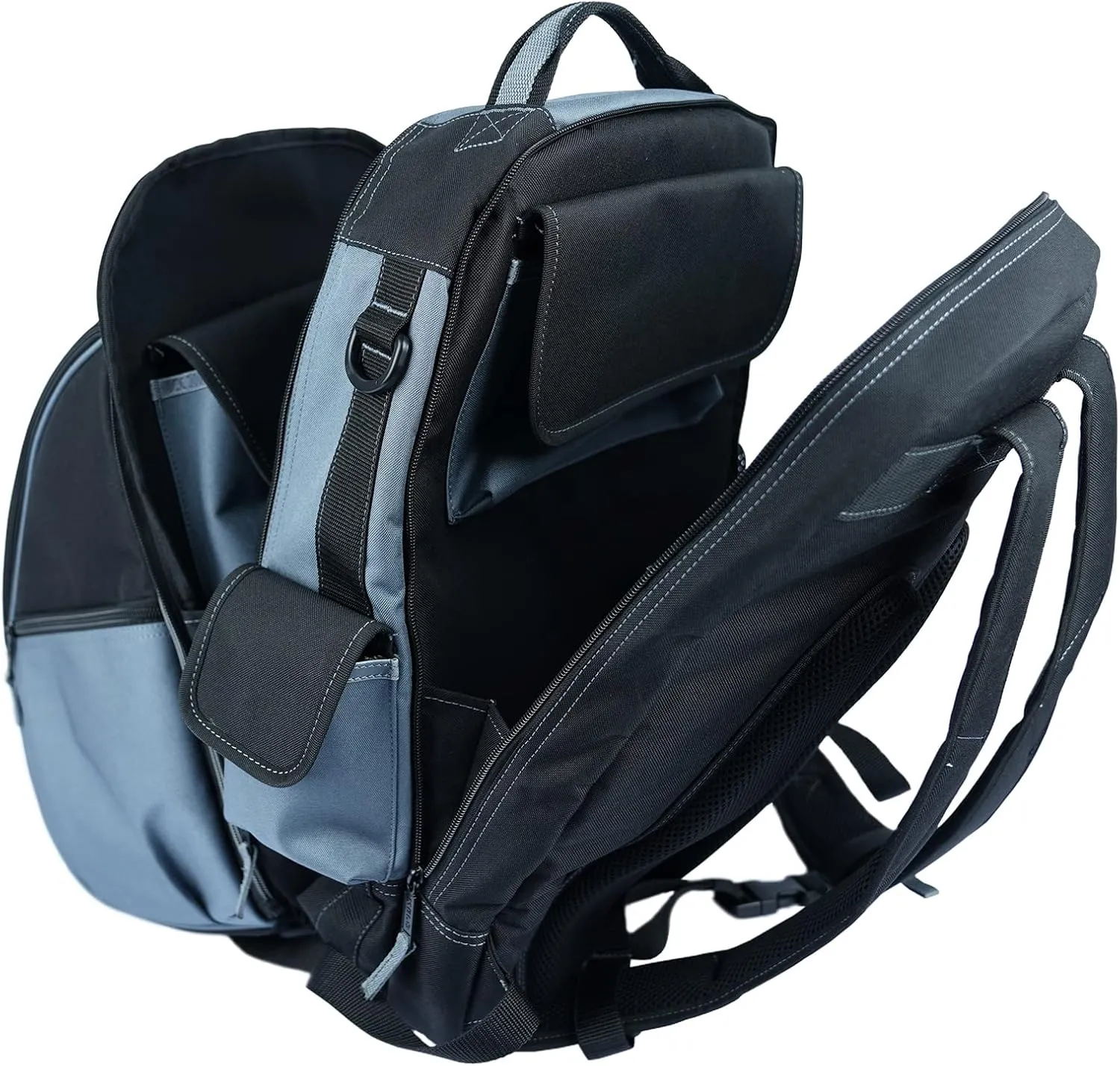 MELOTOUGH Backpack, Welding Bag for Tools and Helmet, Extreme Gear Pack, Large Capacity, Grey