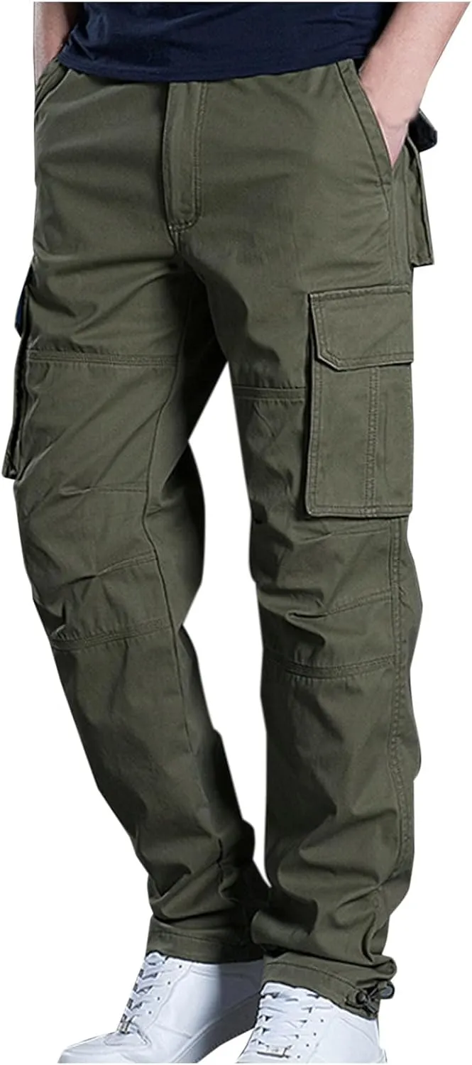 Men Hiking Pants Tactical Pants for Men Stretch Slim Fit Mens Lightweight Pants Summer Men's Cargo Pants