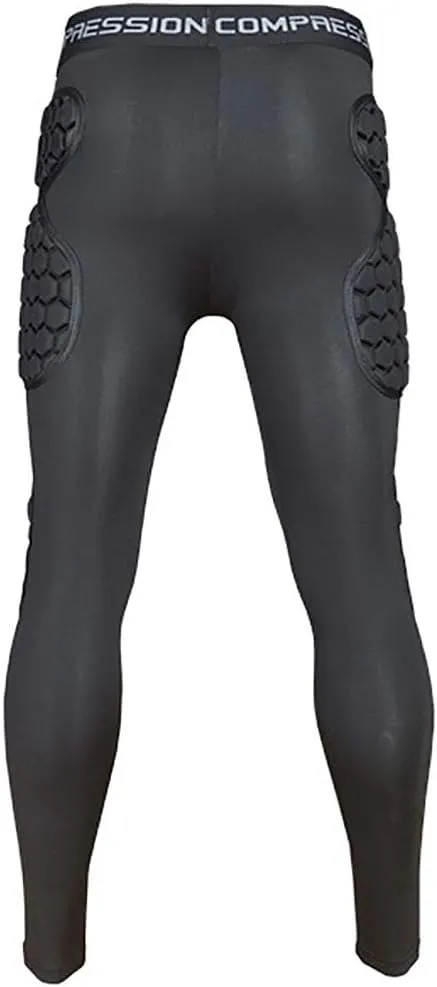 Men's Goalkeeper Shirt Padded Football Protective Gear for Men Training Suit Rib Protector for Soccer Basketball Paintball
