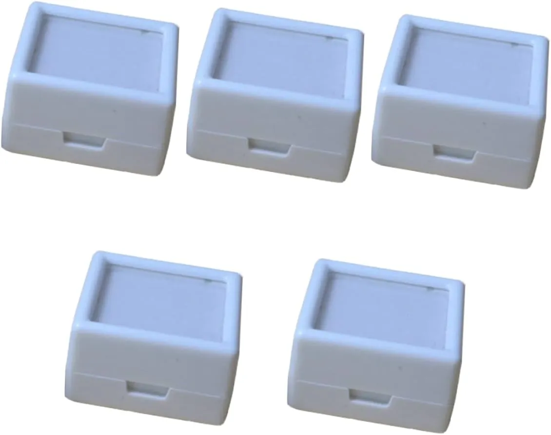 Mens Jewellery Box 5pcs Boxes Jewelry Box Jewelry Necklace Organizer Rock Display Case Loose Gem Holder Plastic White Watch Gift Box