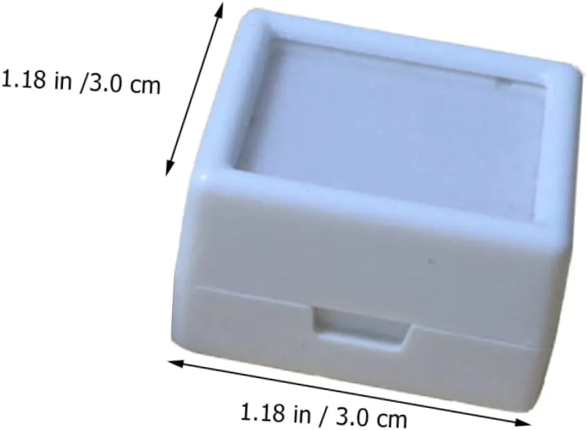 Mens Jewellery Box 5pcs Boxes Jewelry Box Jewelry Necklace Organizer Rock Display Case Loose Gem Holder Plastic White Watch Gift Box