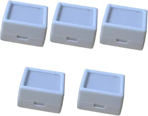 Mens Jewellery Box 5pcs Boxes Jewelry Box Jewelry Necklace Organizer Rock Display Case Loose Gem Holder Plastic White Watch Gift Box