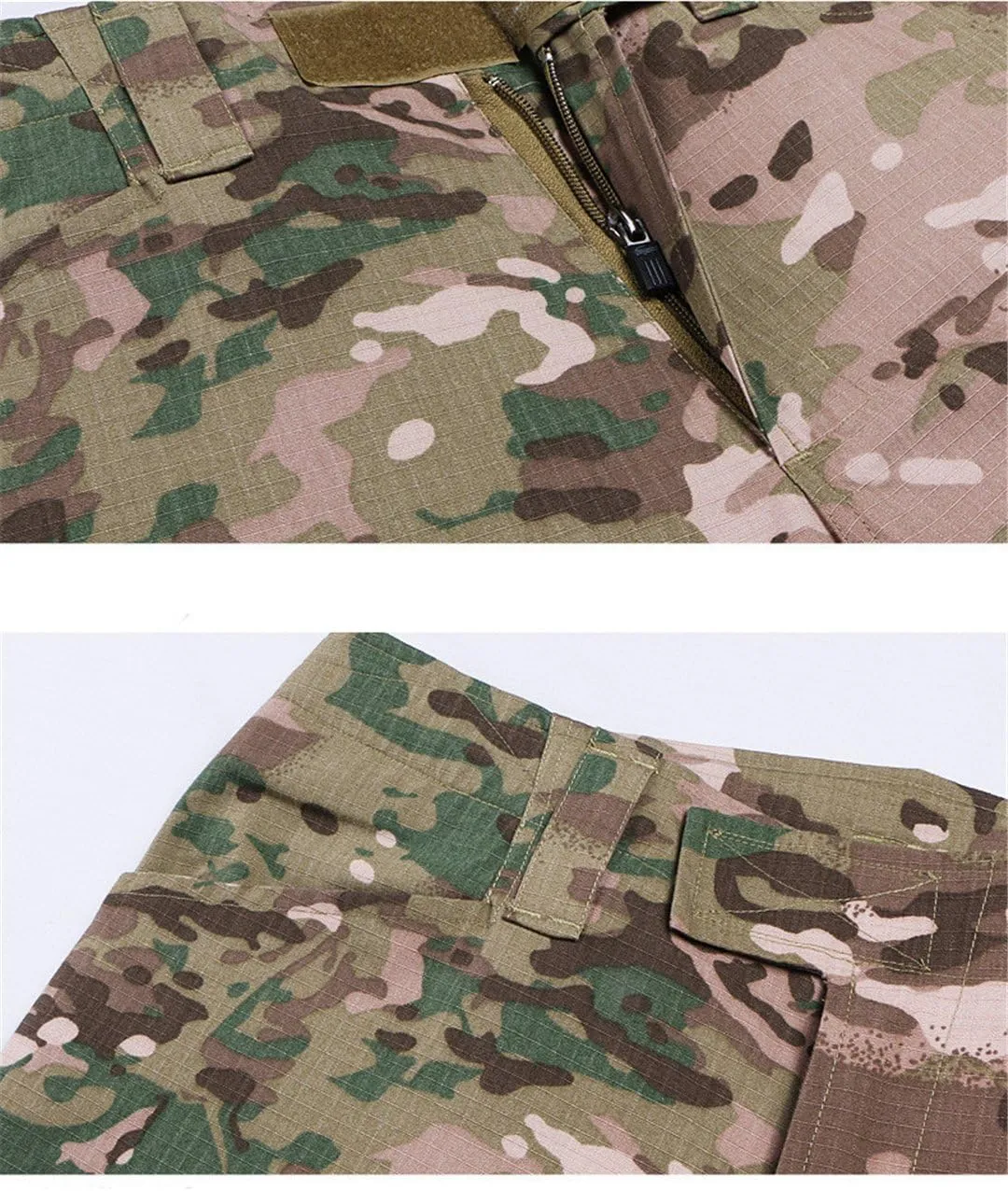 Men's Military Tactical Shirt and Pants Airsoft Paintball Hunting Combat Uniform Army Camo