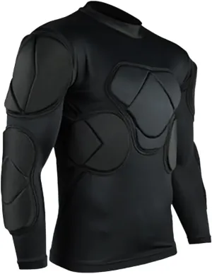 Men's Padded Football Protective Gear Set Training Suit for Soccer Basketball Paintball Rib Protector