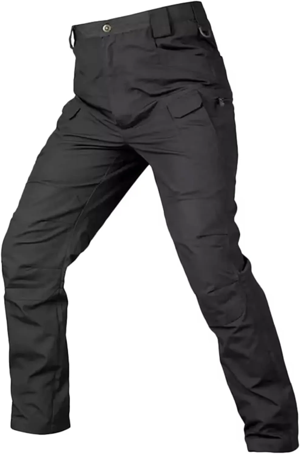 Men's Water Resistant Trousers Tactical Combat Cargo Work Pants with Multi Pockets Outdoor Ripstop Cargo Trouser