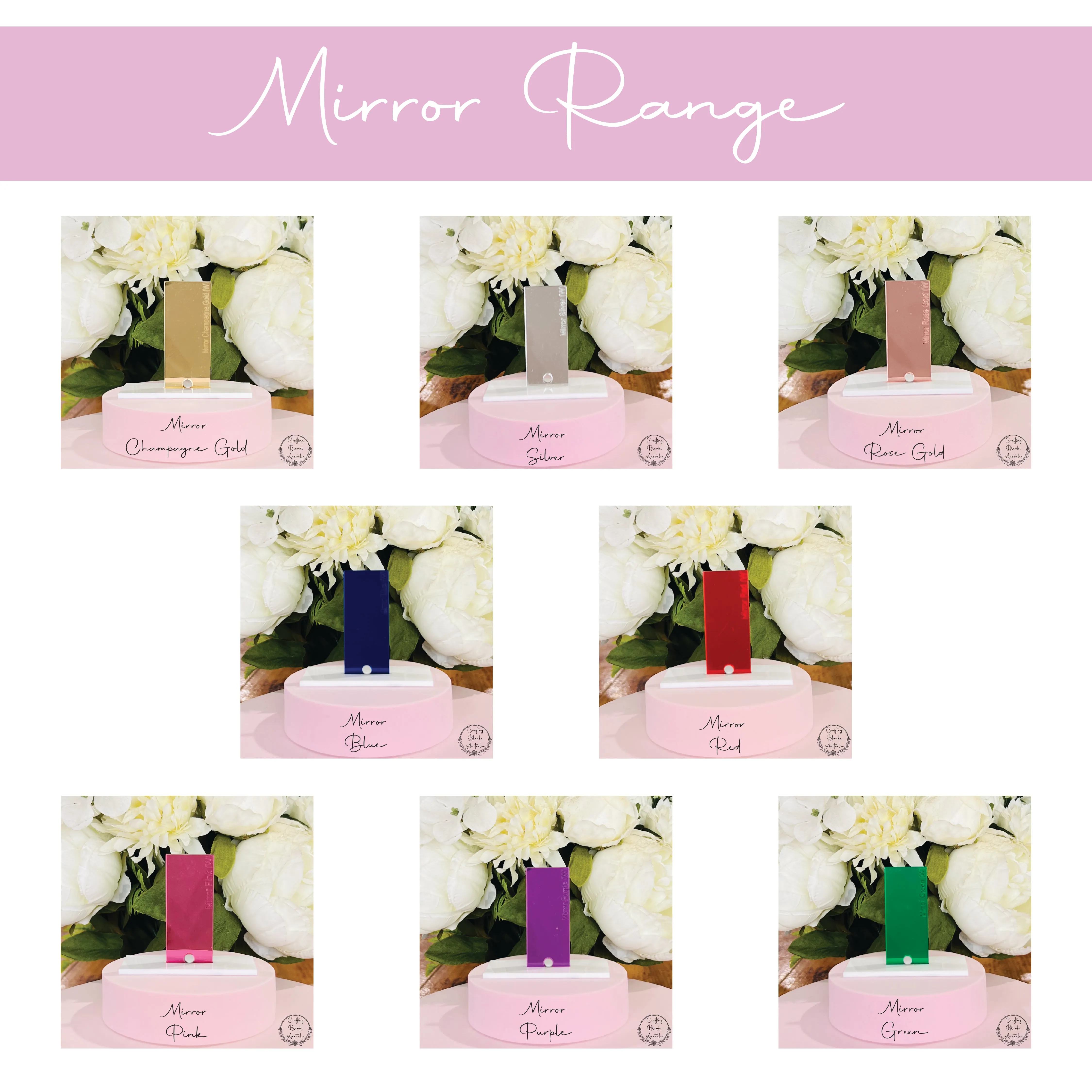Mermaid • Double Layer • Blank Bag Tag • 65mm
