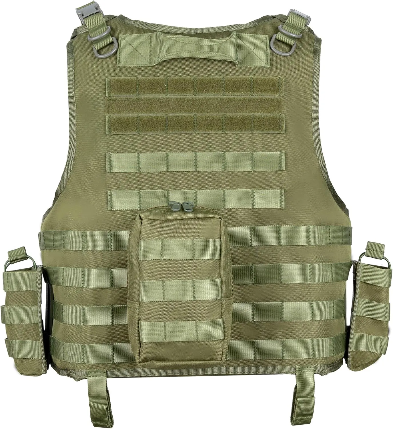 MGFLASHFORCE Tactical Airsoft Vest Adjustable Modular Paintball Vest