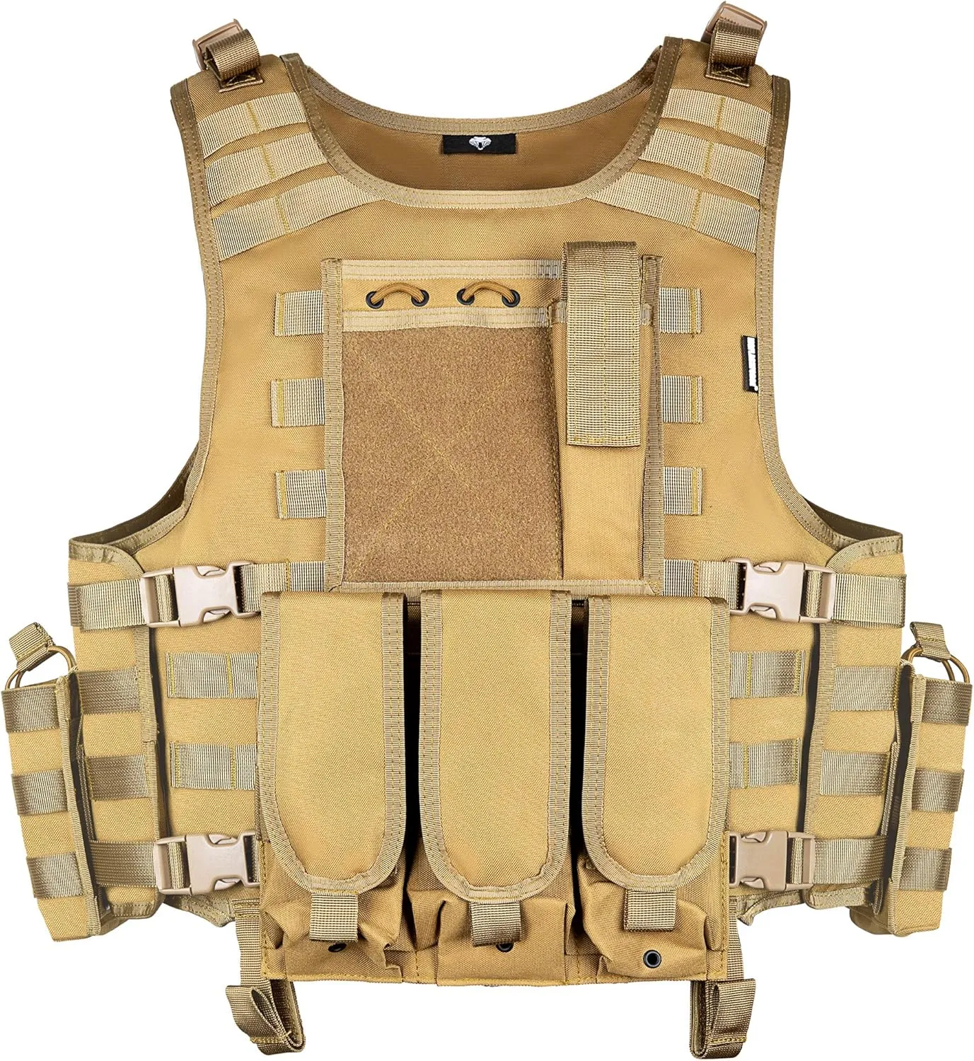 MGFLASHFORCE Tactical Airsoft Vest Adjustable Modular Paintball Vest