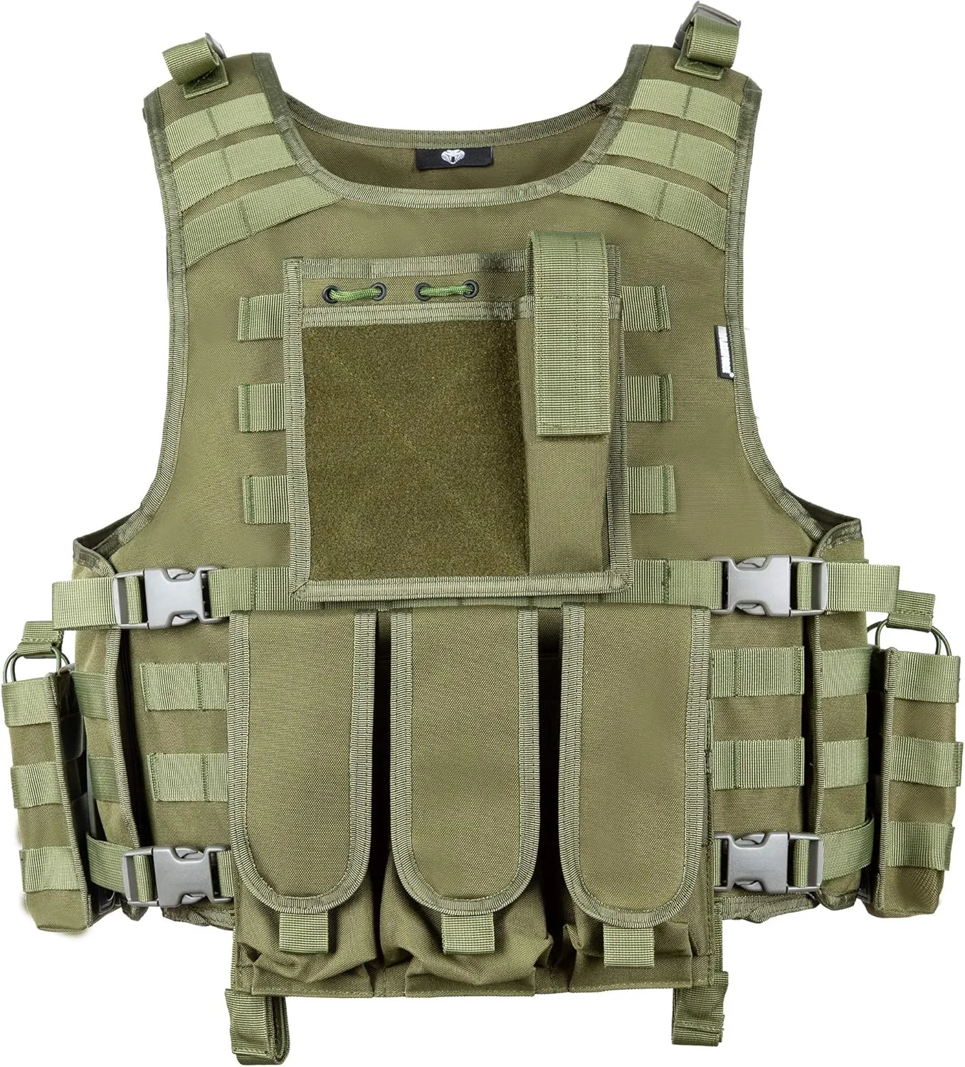 MGFLASHFORCE Tactical Airsoft Vest Adjustable Modular Paintball Vest