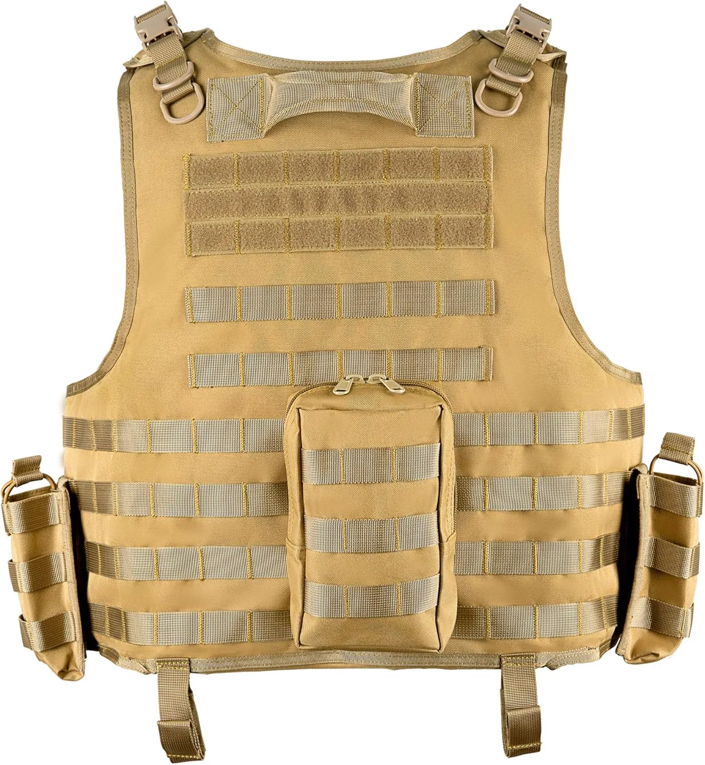 MGFLASHFORCE Tactical Airsoft Vest Adjustable Modular Paintball Vest