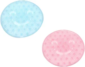 Mikinona 2 Pack Back Rub Massage Mat Shower Foot Massager Foot Arch Massager Back Scrubber Massage Pad